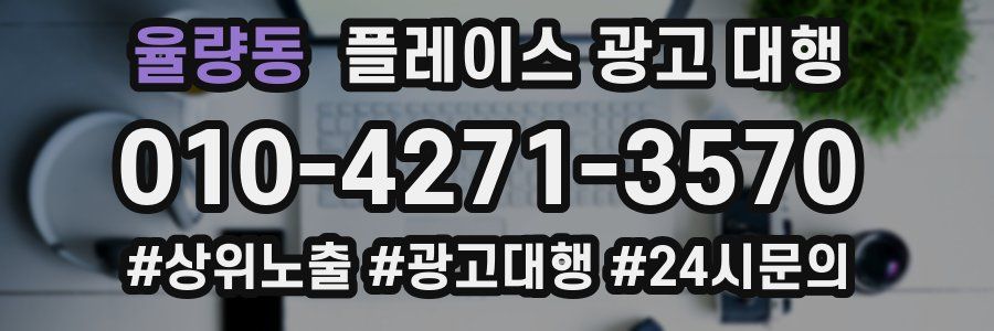 율량동 플레이스 광고 대행