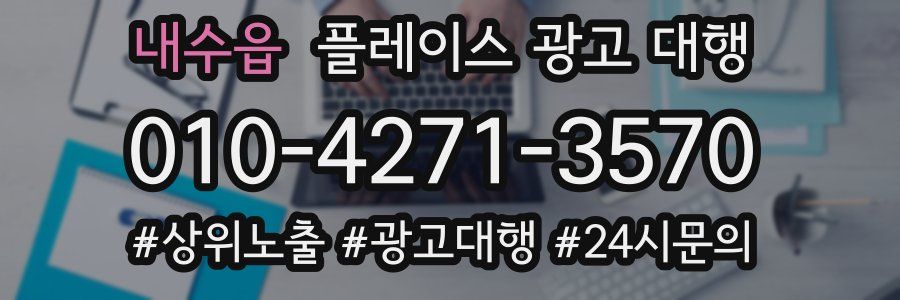 내수읍 플레이스 광고 대행