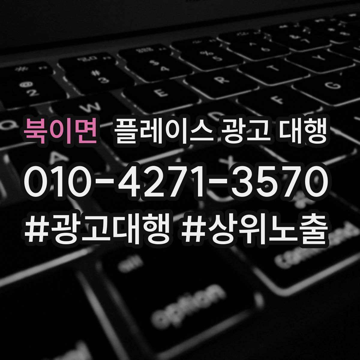 북이면 플레이스 광고 대행