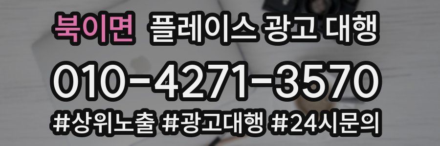 북이면 플레이스 광고 대행