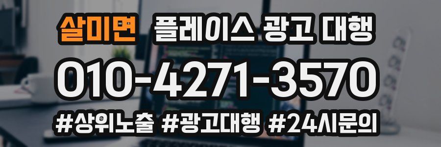 살미면 플레이스 광고 대행