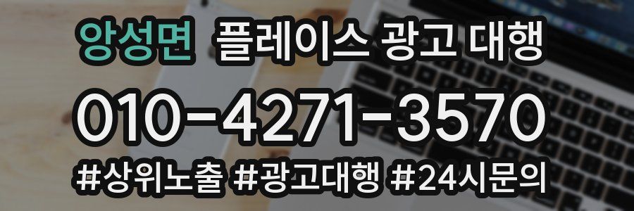 앙성면 플레이스 광고 대행