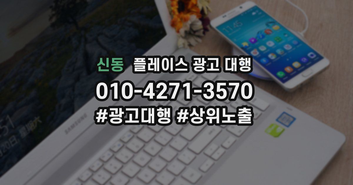 신동 플레이스 광고 대행
