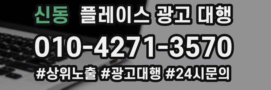 신동 플레이스 광고 대행