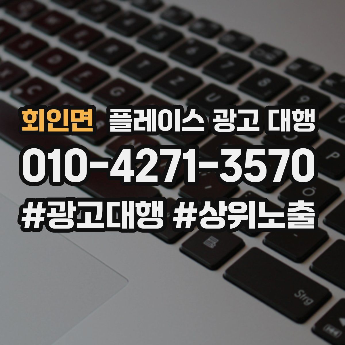 회인면 플레이스 광고 대행