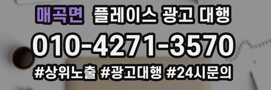 매곡면 플레이스 광고 대행