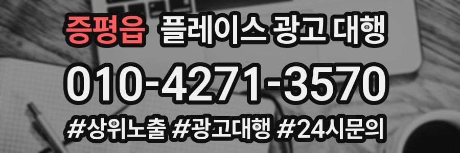 증평읍 플레이스 광고 대행