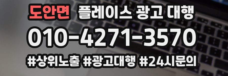 도안면 플레이스 광고 대행