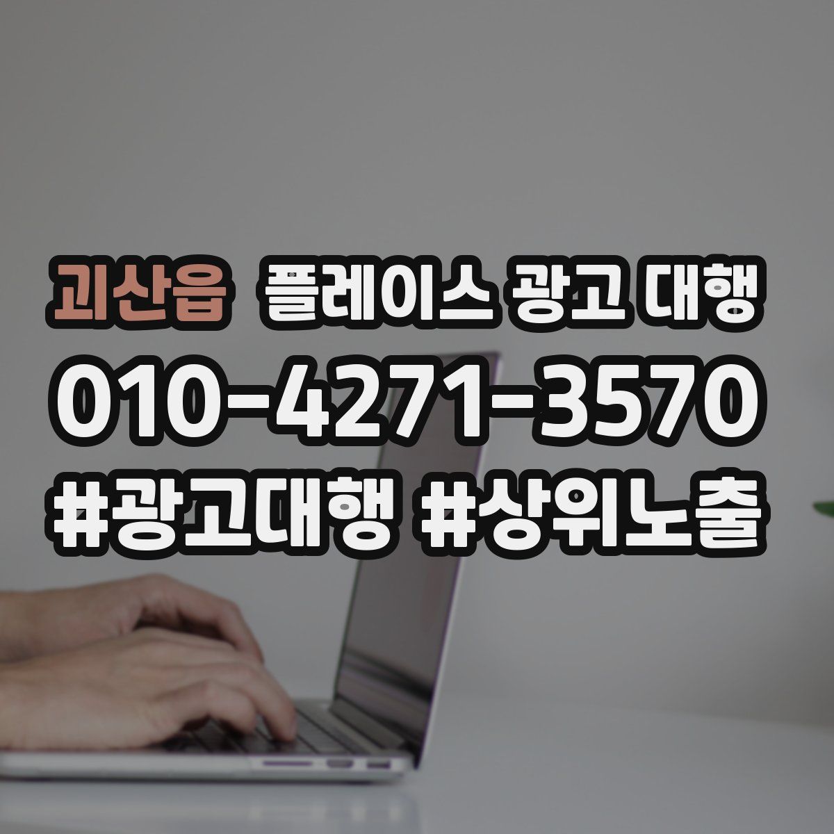 괴산읍 플레이스 광고 대행