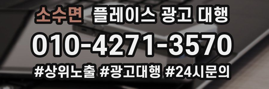 소수면 플레이스 광고 대행