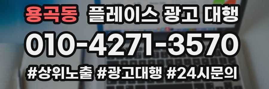 용곡동 플레이스 광고 대행