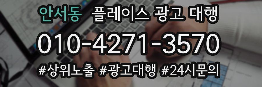 안서동 플레이스 광고 대행