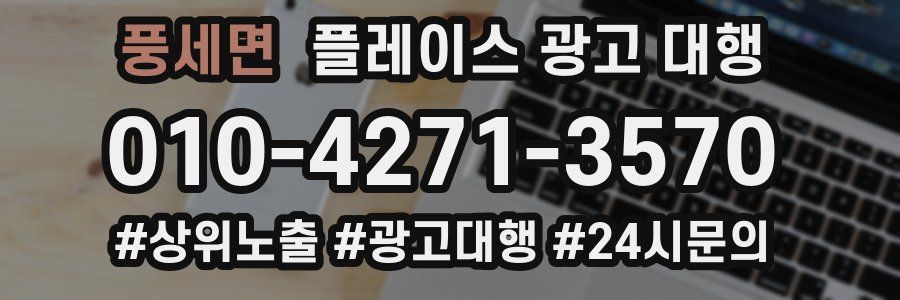 풍세면 플레이스 광고 대행