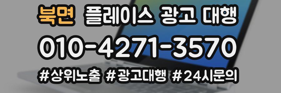 북면 플레이스 광고 대행