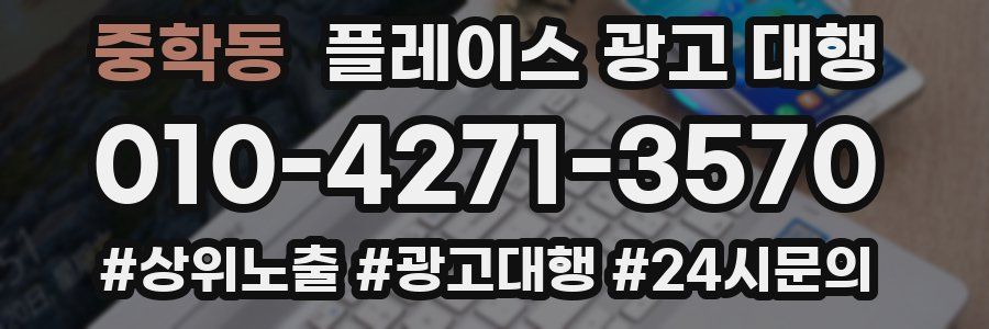 중학동 플레이스 광고 대행