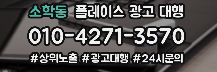 소학동 플레이스 광고 대행