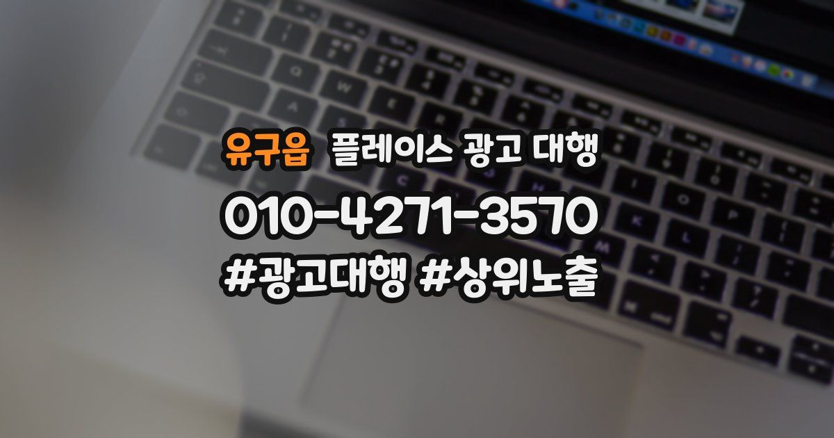 유구읍 플레이스 광고 대행