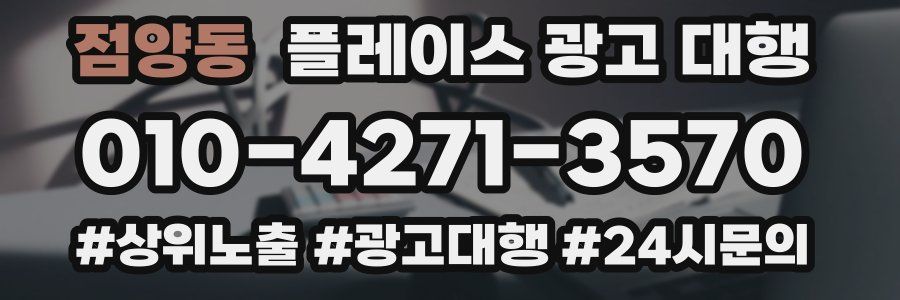 점양동 플레이스 광고 대행