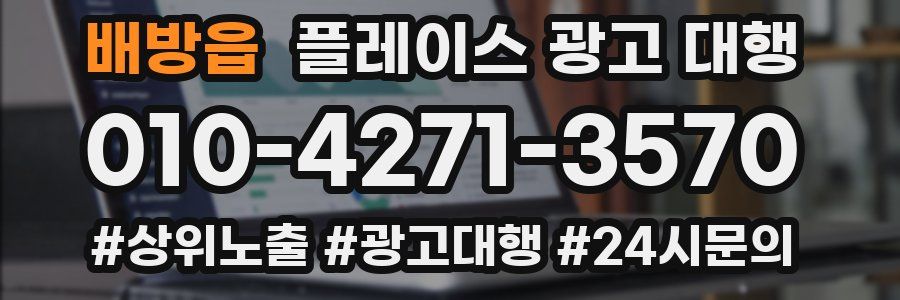 배방읍 플레이스 광고 대행