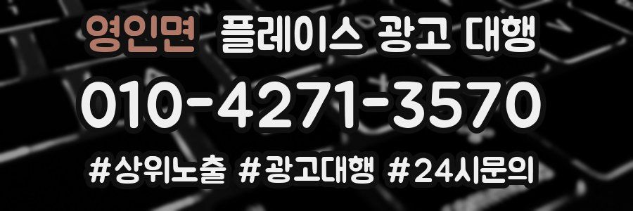 영인면 플레이스 광고 대행
