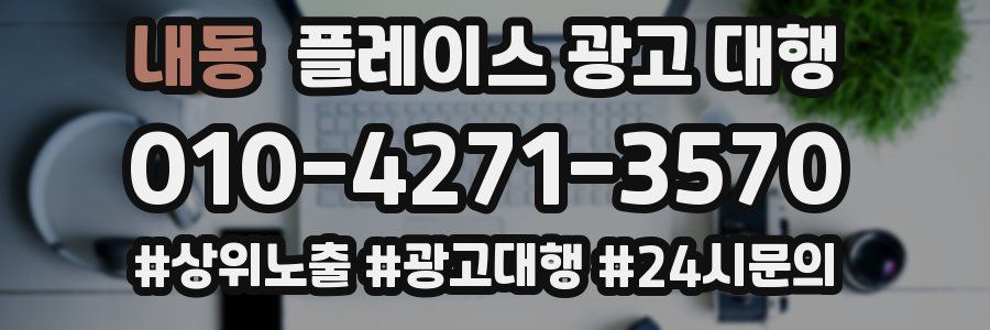 내동 플레이스 광고 대행