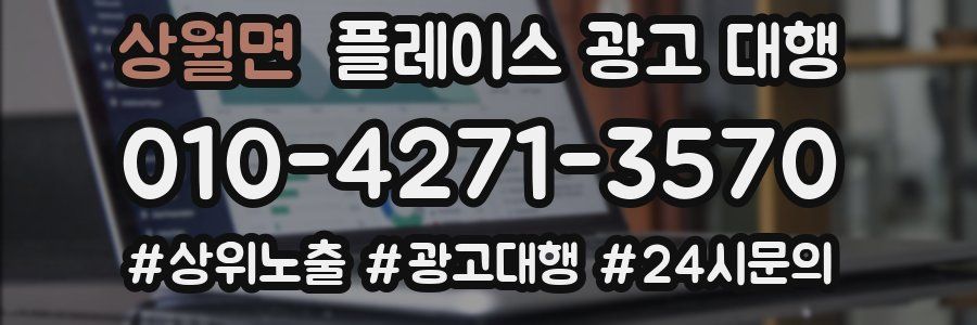 상월면 플레이스 광고 대행