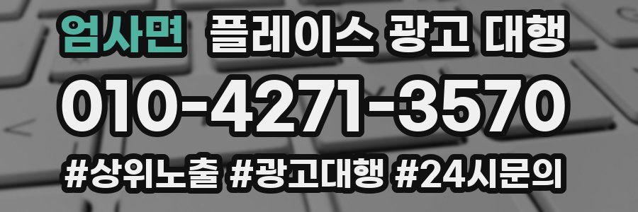 엄사면 플레이스 광고 대행