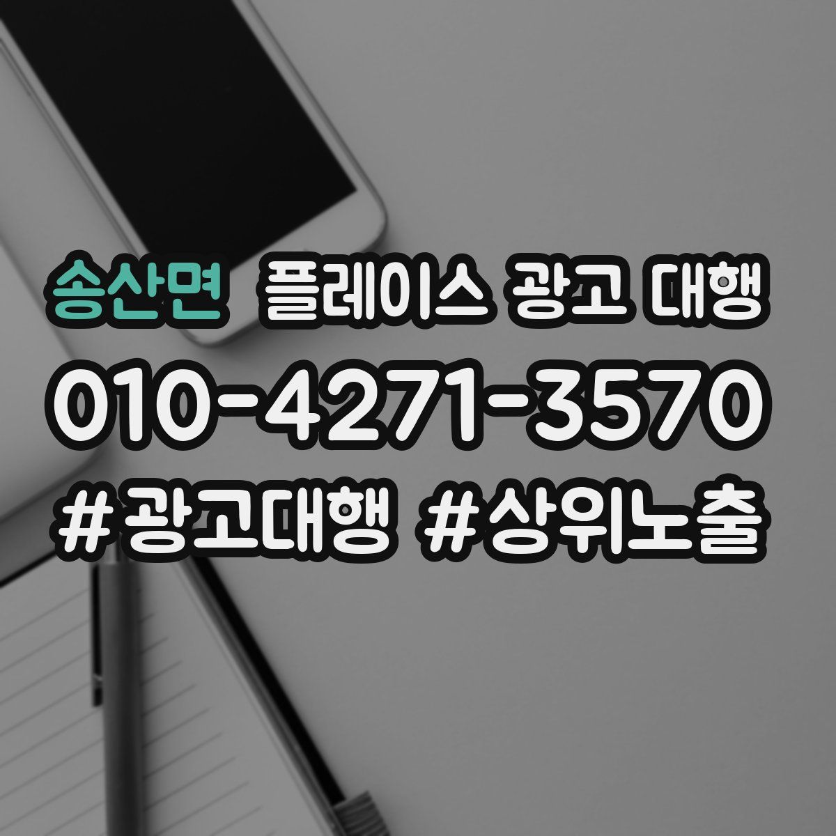 송산면 플레이스 광고 대행
