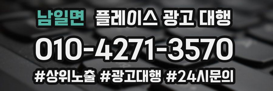 남일면 플레이스 광고 대행