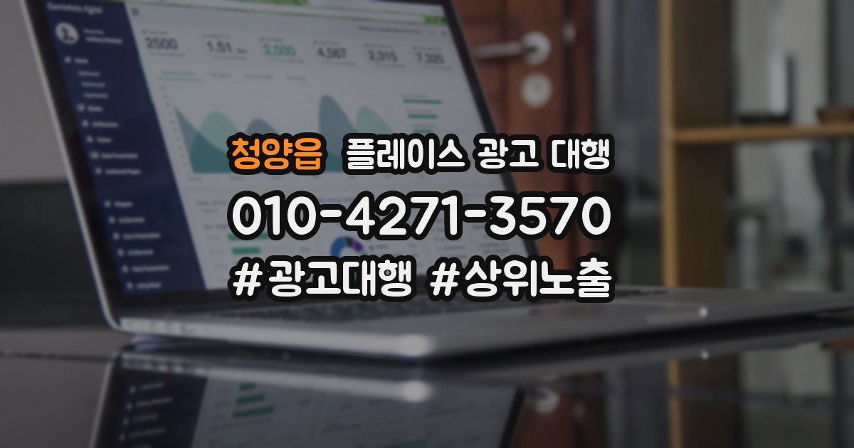 청양읍 플레이스 광고 대행