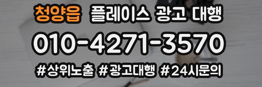 청양읍 플레이스 광고 대행