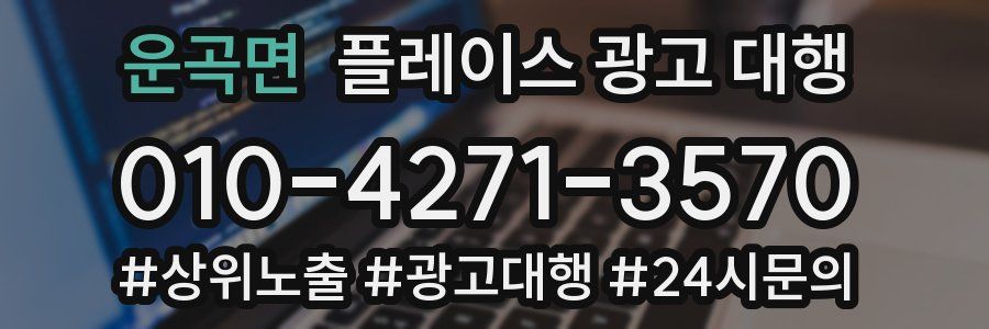 운곡면 플레이스 광고 대행