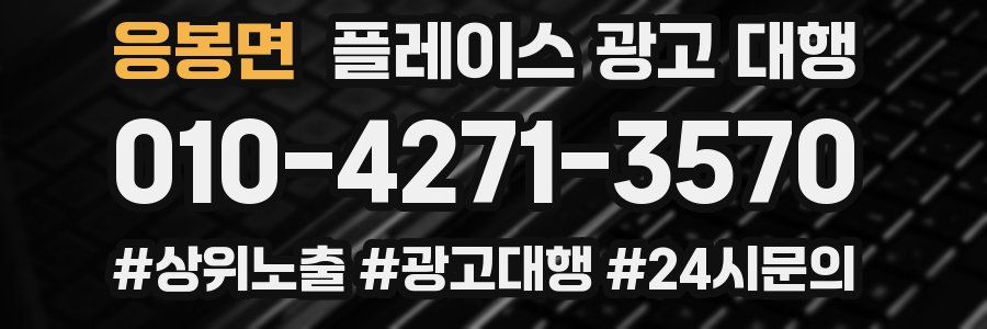 응봉면 플레이스 광고 대행