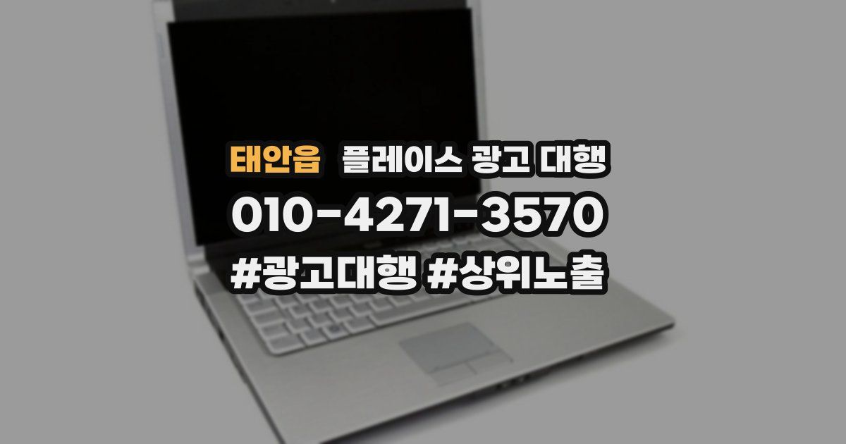 태안읍 플레이스 광고 대행