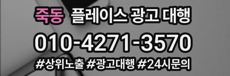 죽동 플레이스 광고 대행