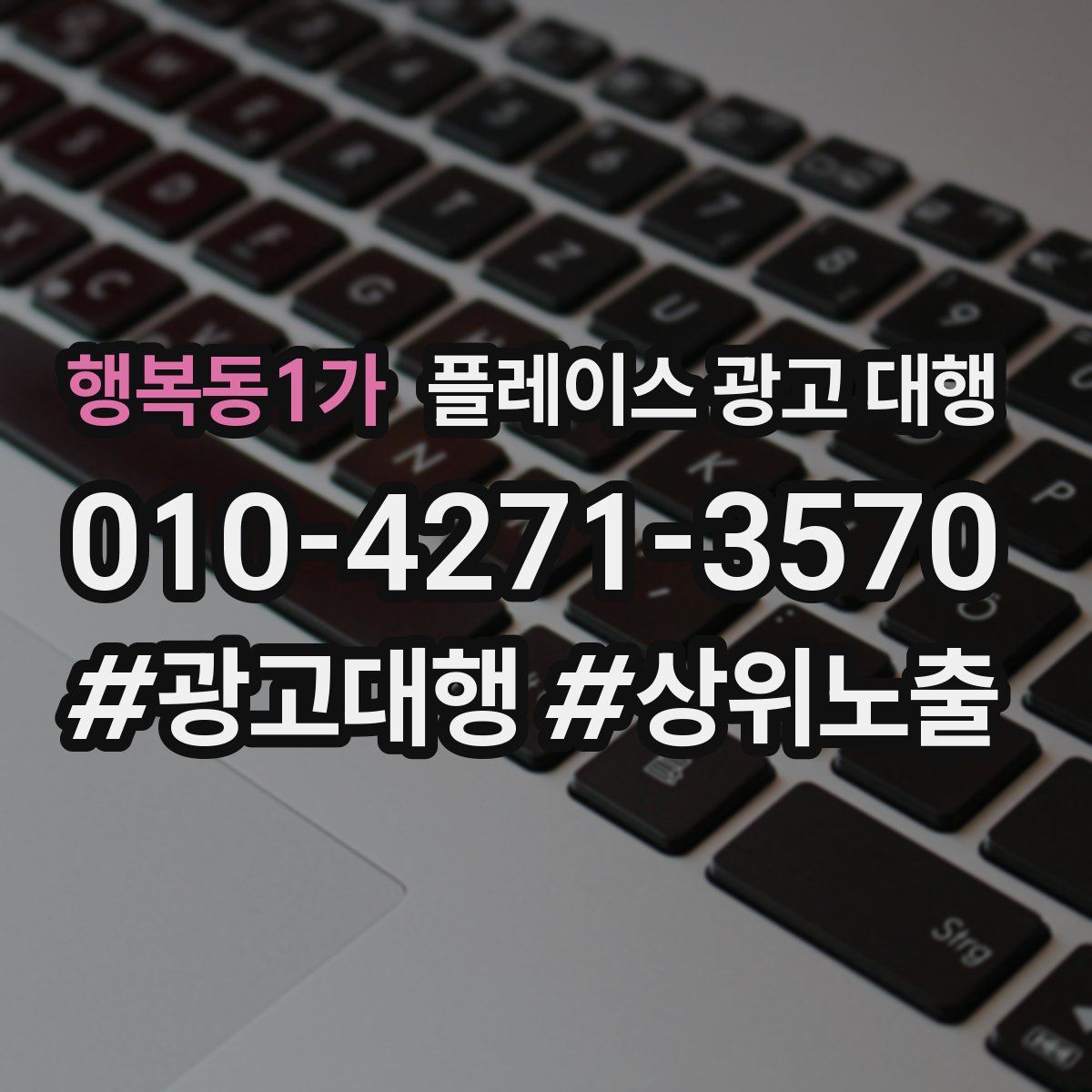 행복동1가 플레이스 광고 대행