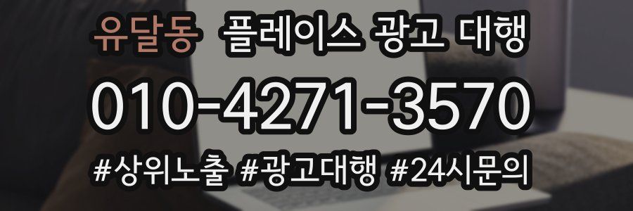 유달동 플레이스 광고 대행