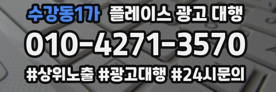 수강동1가 플레이스 광고 대행