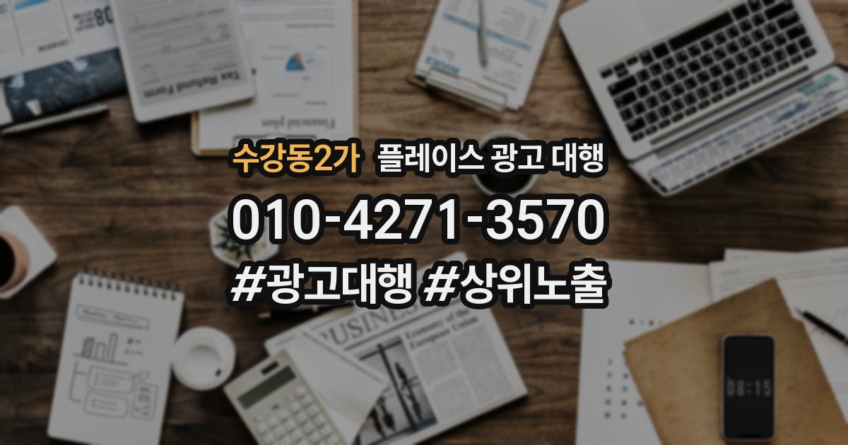 수강동2가 플레이스 광고 대행