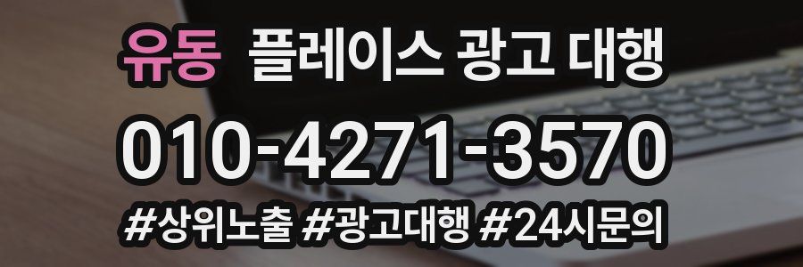 유동 플레이스 광고 대행