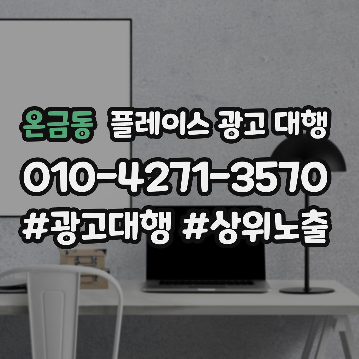온금동 플레이스 광고 대행
