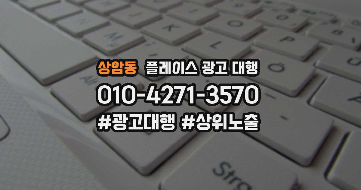 상암동 플레이스 광고 대행