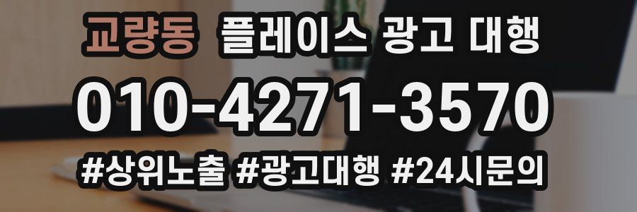 교량동 플레이스 광고 대행