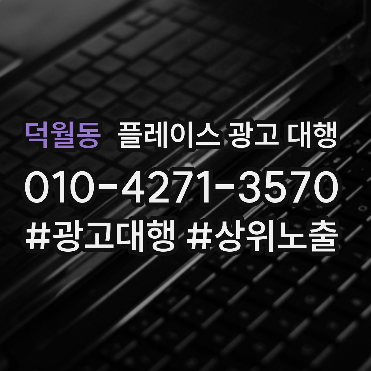 덕월동 플레이스 광고 대행