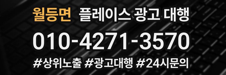 월등면 플레이스 광고 대행