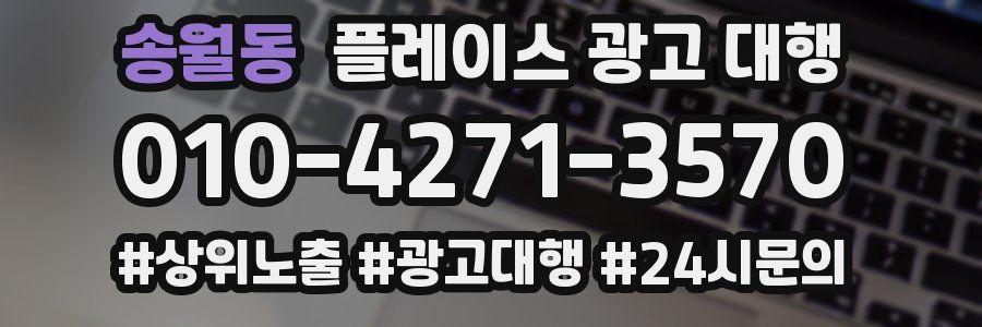 송월동 플레이스 광고 대행
