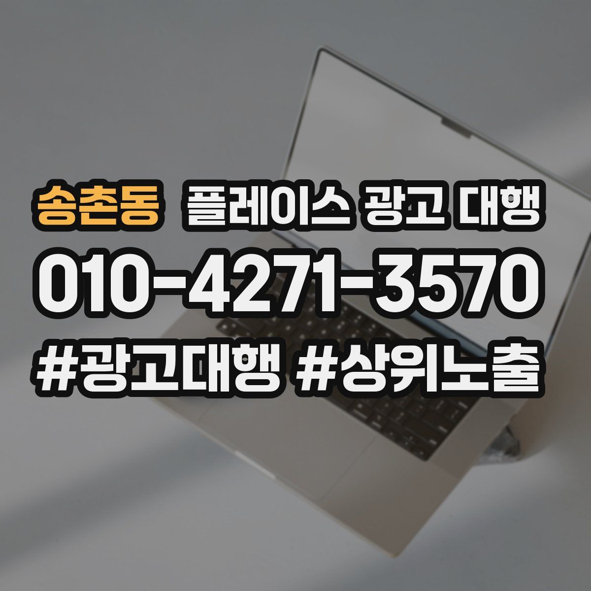 송촌동 플레이스 광고 대행