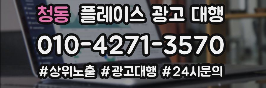 청동 플레이스 광고 대행