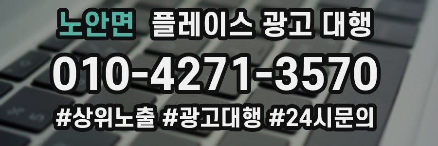 노안면 플레이스 광고 대행