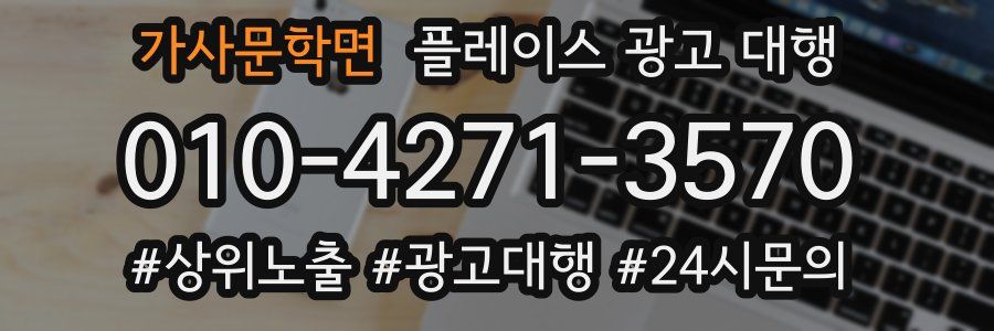 가사문학면 플레이스 광고 대행